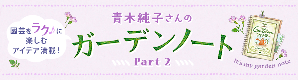 【第27回】夏の草花で楽しむローメンテナンス・コンテナ