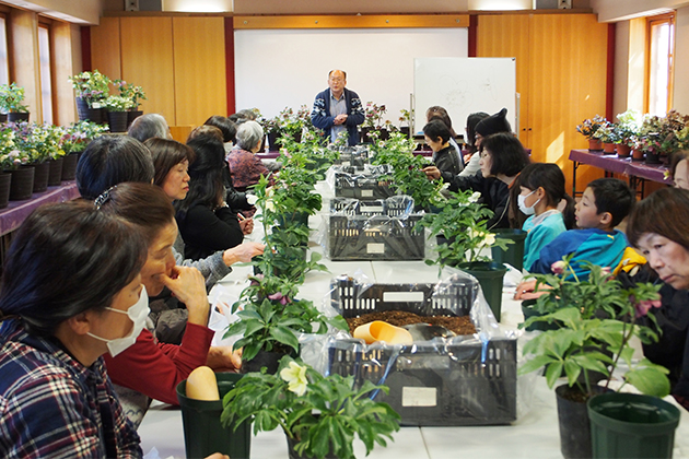 2月24日には外部から講師を招いて「クリスマスローズの植え付け・栽培講習会」が開催される。2月1日からセミナーの受講予約を電話にて受け付ける