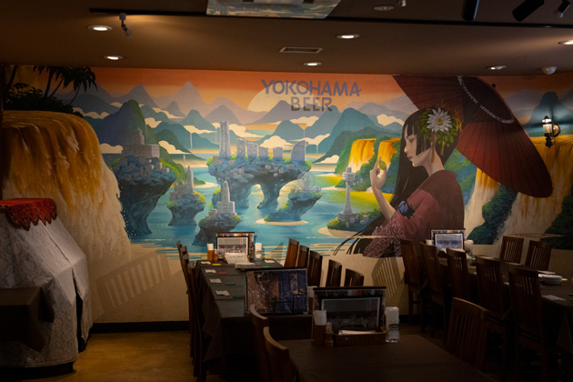 横浜ビール本店「UMAYA」店内の様子