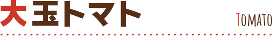大玉トマト