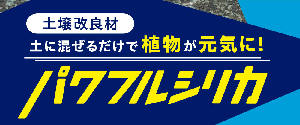 土壌改良材 土に混ぜるだけで植物が元気に！パワフルシリカ