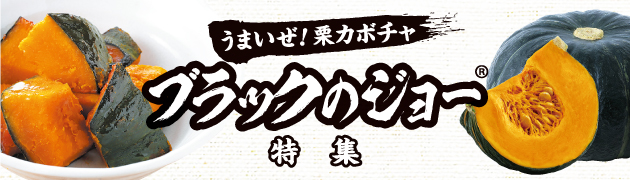 栗カボチャ「ブラックのジョー(R)」特集