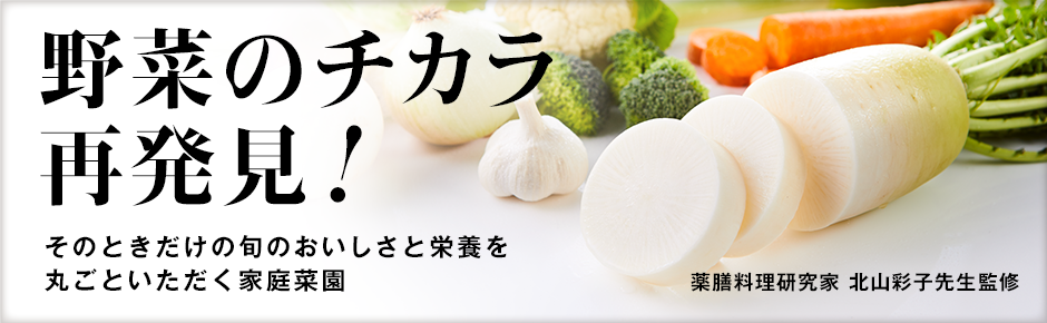 野菜のチカラ再発見！ そのときだけの旬のおいしさと栄養を丸ごといただく家庭菜園