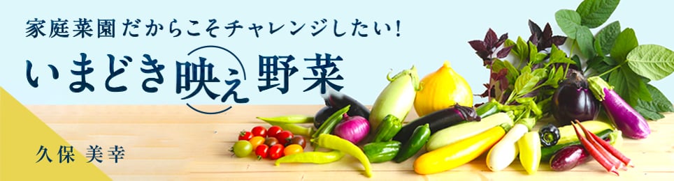 家庭菜園だからこそチャレンジしたい！いまどき“映え”野菜